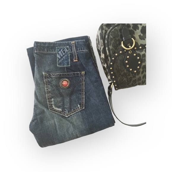 new Moschino Cheap + Chic ☻︎ Microfiber Messenger Bag ☻︎ Army Camo Leopard Print - Picture 15 of 17